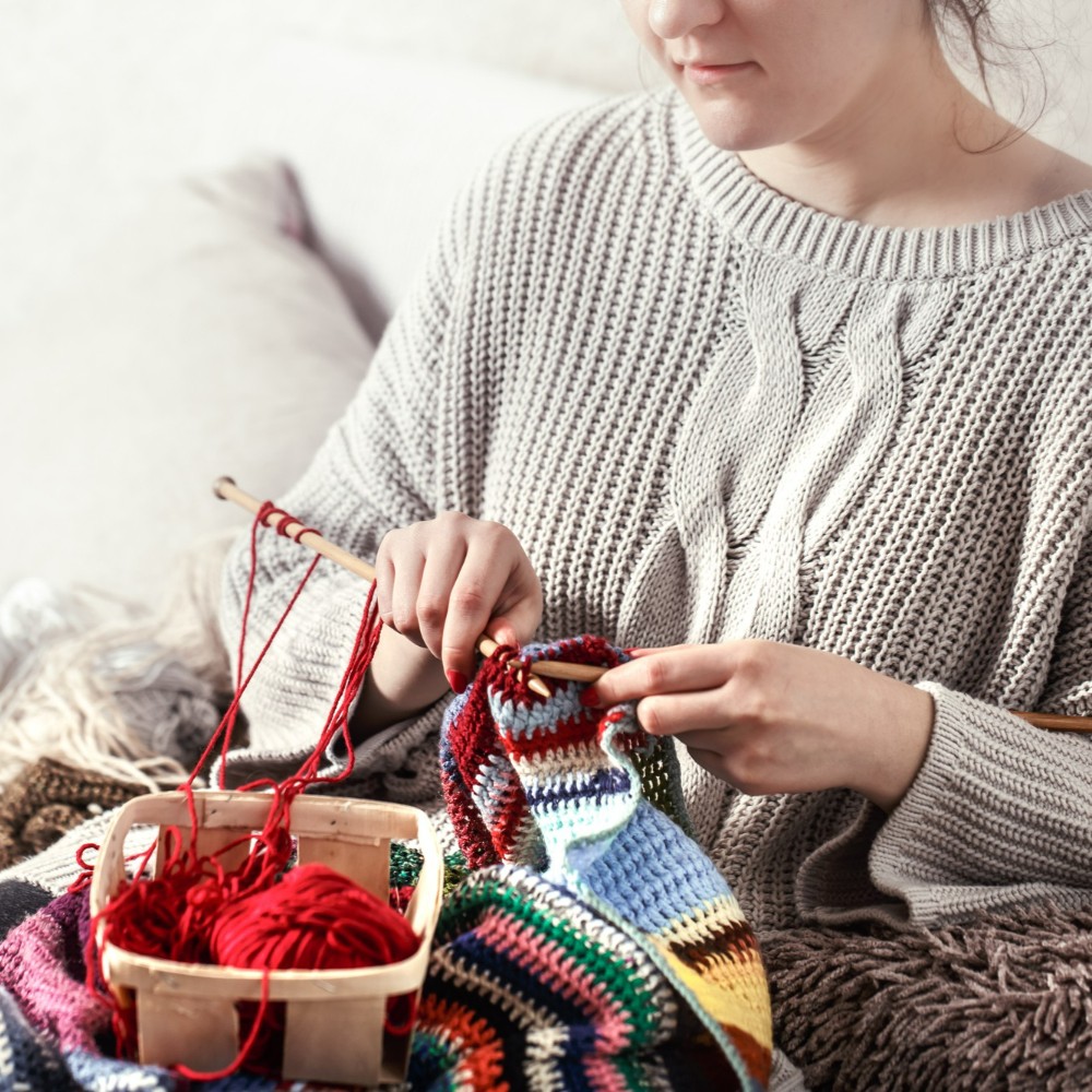 Wspólne dzierganie na Wolskiej