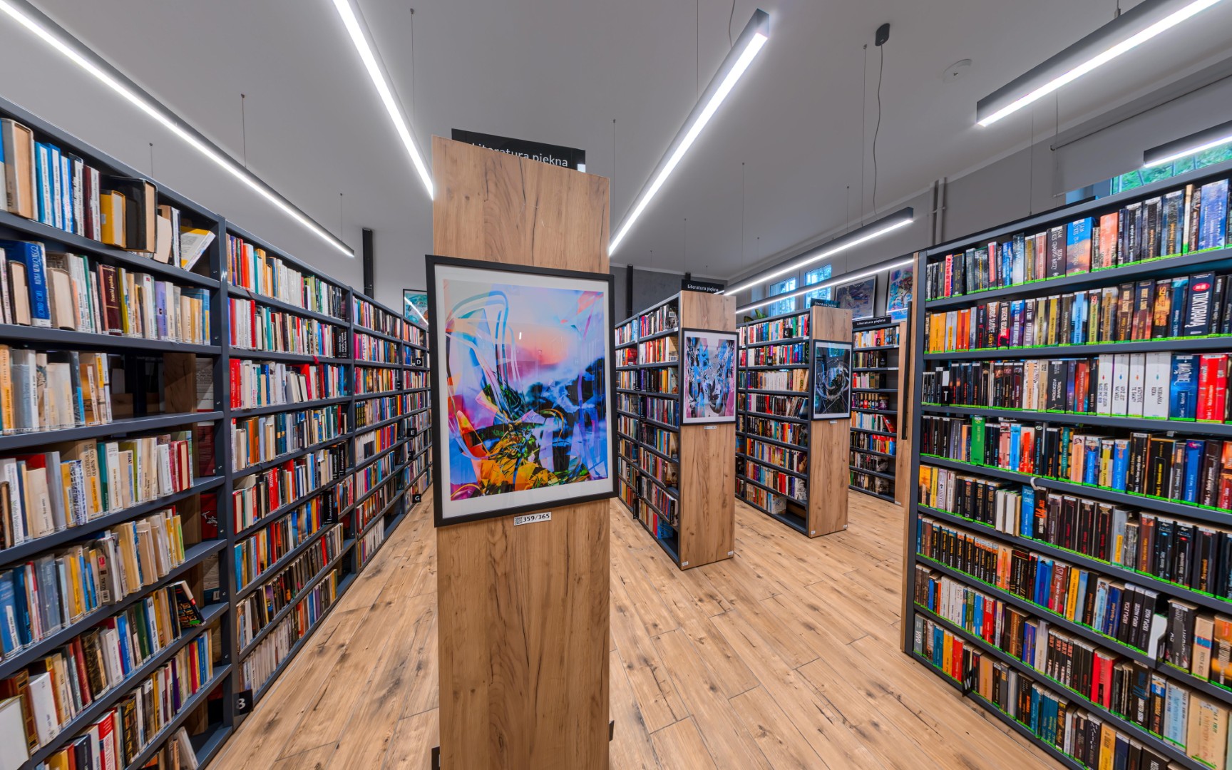 Wnętrze filii Młynarska