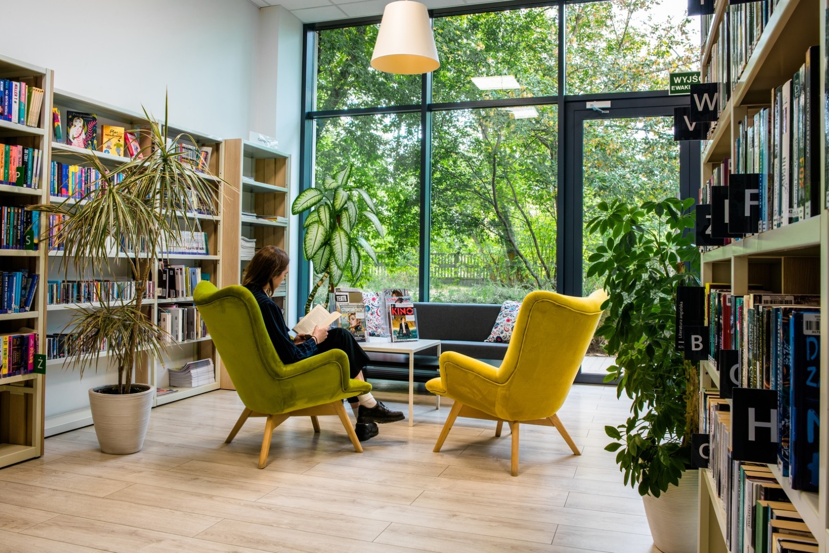 Wnętrze filii Młynarska