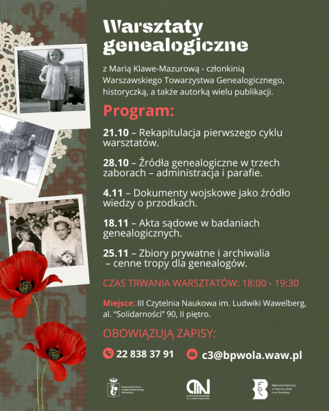 plakat_warsztaty_p_Klawe-Mazurowa_Czytelnia