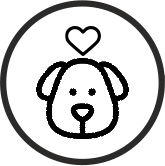 Miejsce przyjazne zwierzętom - ikona